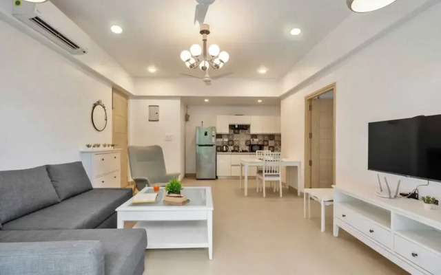 Cozy 1BR With Pool - Only 1km From Candolim Beach