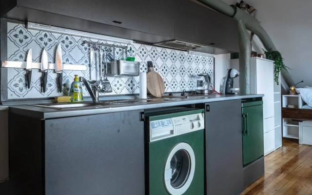 * The Sky-View Studio * in Cozy Boho Style