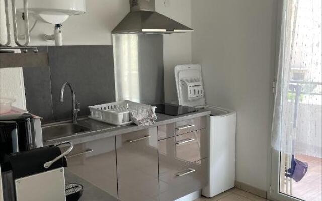 Beau F1 climatisé et wifi en bord de mer