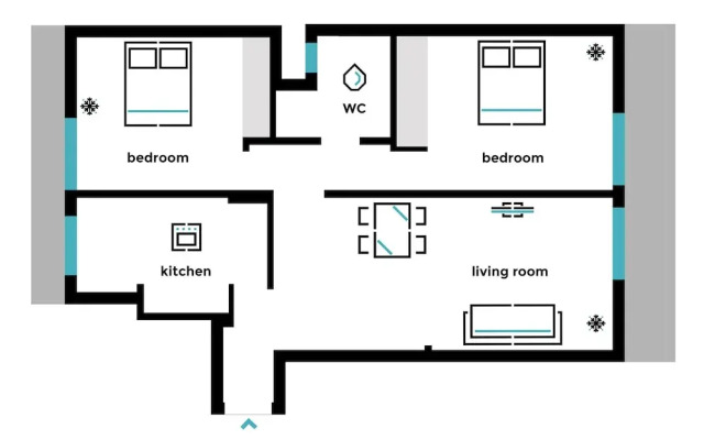 UPSTREET Adorable 2 Bedroom Apartment near Kallimarmaro Stadium