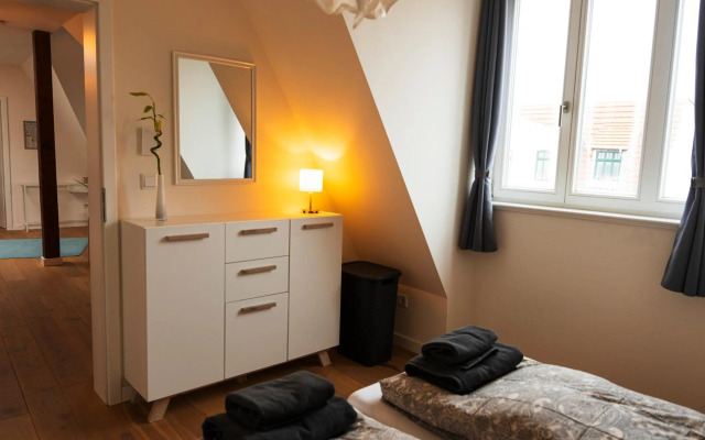 Wölkchen - Wohnung mit Balkon, Holzdielen & TV