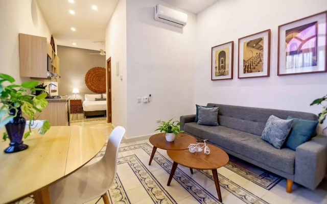 L1-cm Loft Apartment In Getsemani With Air Conditioning Pool And Wifi - Apartment in Cartagena - Photo 5