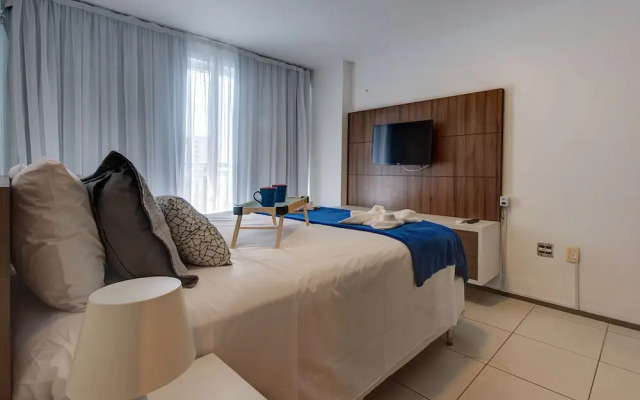 Sea View Praia de Iracema 2 Bedrooms 5 People 200mb Wifi By DM Apartments