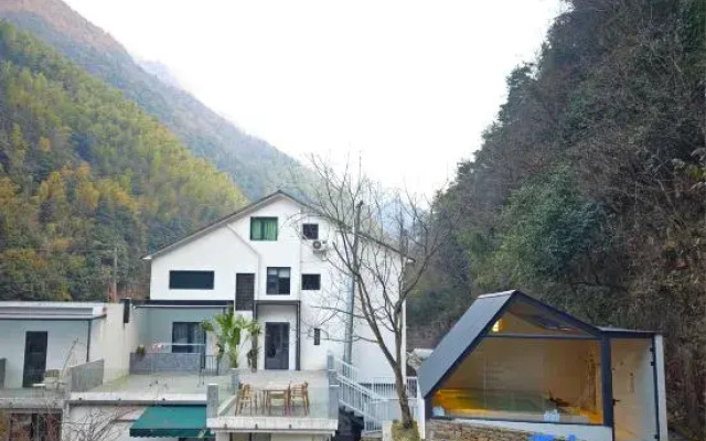 Shiling Mountain Villa Anji Infinity Pool Canyon Mountain Spring Homestay