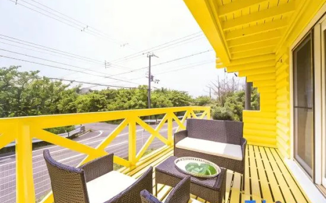 Awaji Large Log House in Goshiki 2 – Outside – Sumoto
