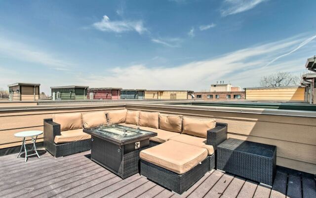 Rooftop Deck & City Views: Denver Abode!