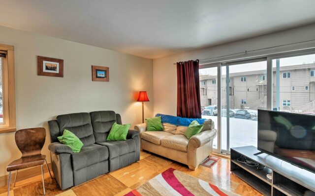 Walk to Town & Coast: Anchorage Condo w/ Fireplace