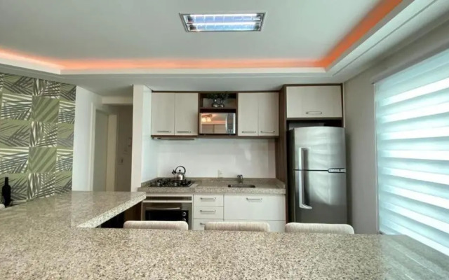 Apartamento para 5 pessoas na Praia de 4 ilhas.