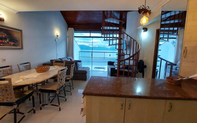 Linda Cobertura Duplex, Pé Na Areia,Vista Linda.