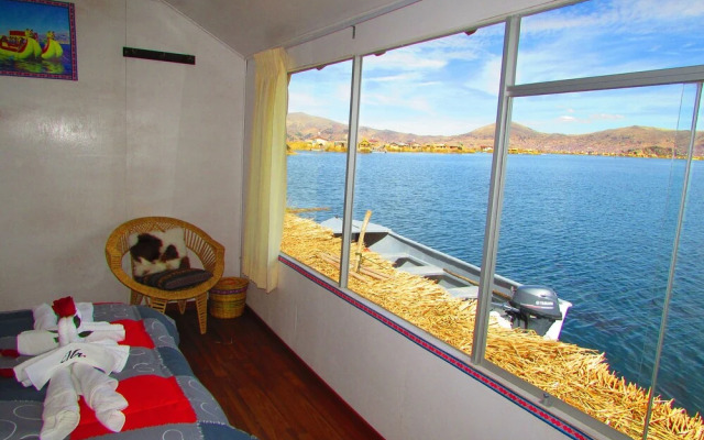 Uros Floating Home Titicaca