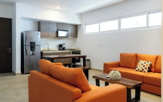Modern Apt Tulum with 2 BDR Gym & Pool