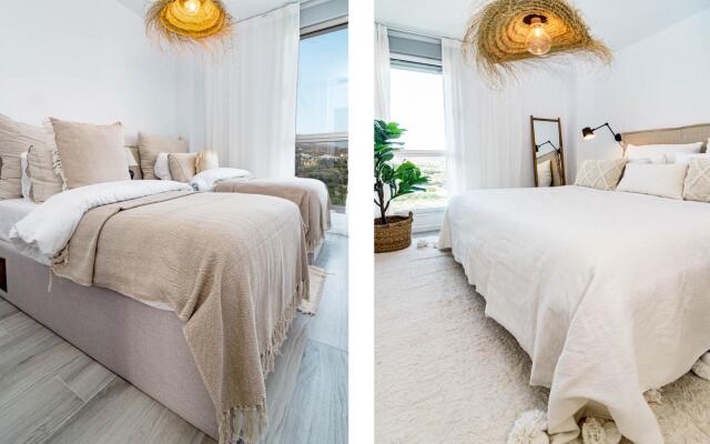 OV- Stunning flat in relaxing resort, gym