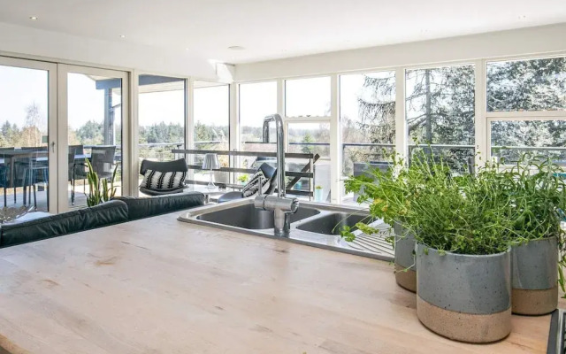 Modern Holiday Home in Brovst with Hot Tub
