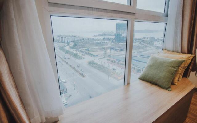 BunHomestay ☆ SEA-View BEDROOM 3BR/apt☆Netflix+Pool☆Near Harbour