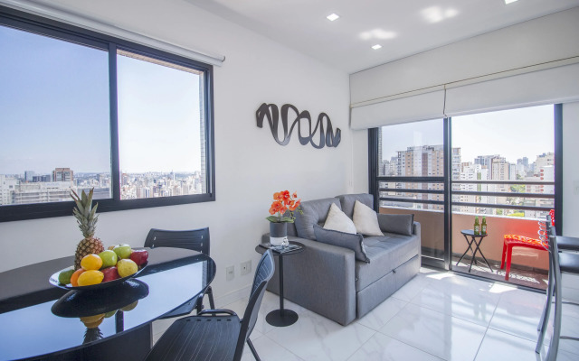 Duplex em Pinheiros com Vista Incrível, Piscina, AC