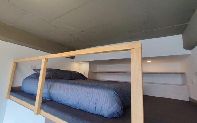 Loft moderno con vista a los cerros en Chapinero