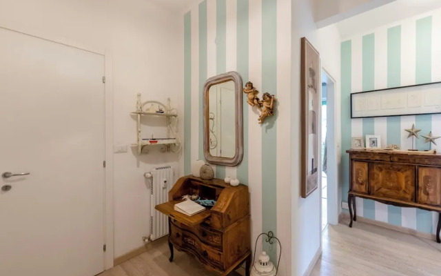 Stylish flat balcony near Rapallo Castle