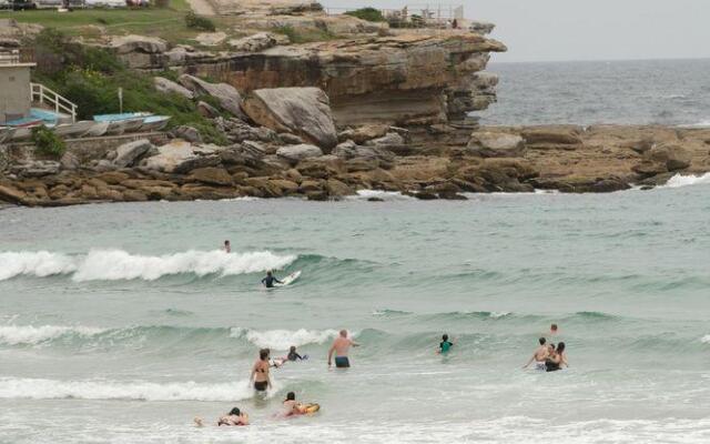 Ocean Front Building On Bondi Beach