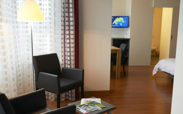 Congress Apartments by Hotel du Commerce – Guest Rooms – Basel