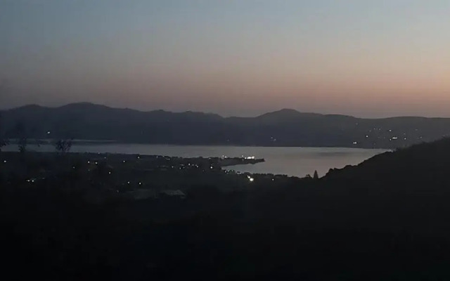 Romantic sunset cycladic house in Sotires