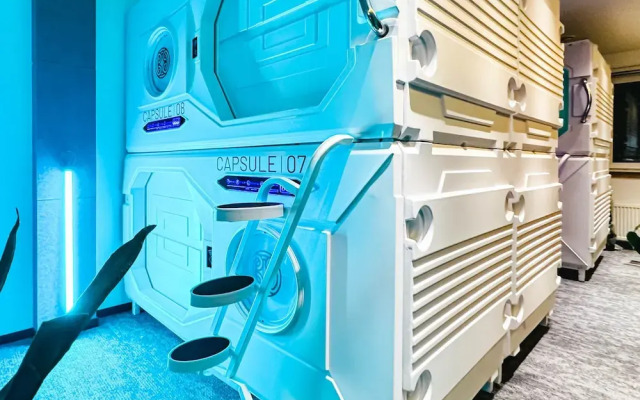 UBPOD capsule hotel in Mongolia