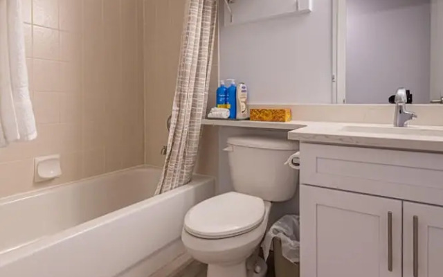 A Small Hotel Room for Mountain Lovers