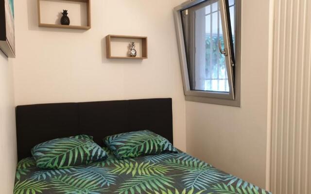 Garden and beach sea view apartment Cannes