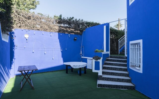 Blue And White House