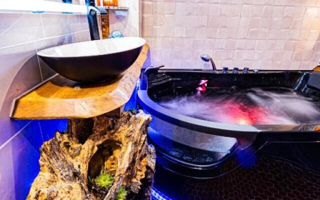 Le Néflier Dijon - appart jacuzzi-SPA romantique pour 2