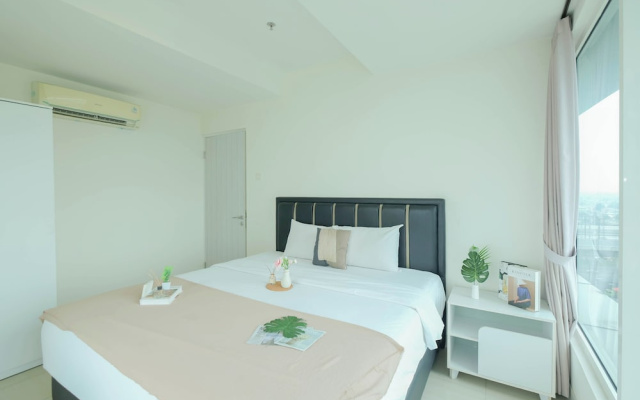 Modern Peach Touch 2Br At Grand Kamala Lagoon Apartment