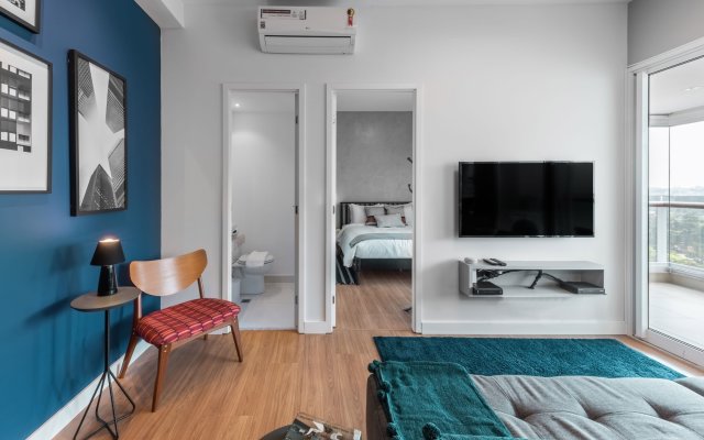 Apartamento completo com vista incrível | Vila Olímpia