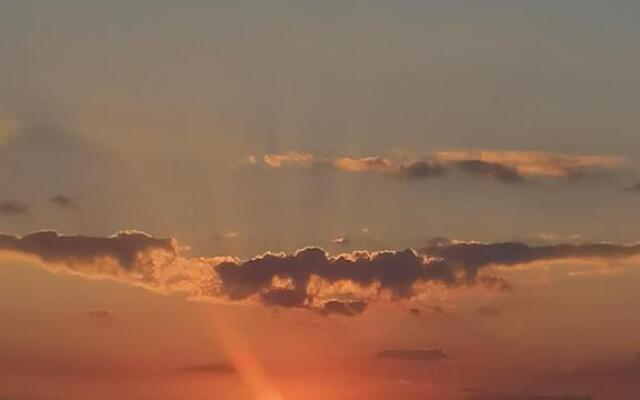 Meteora's sunset