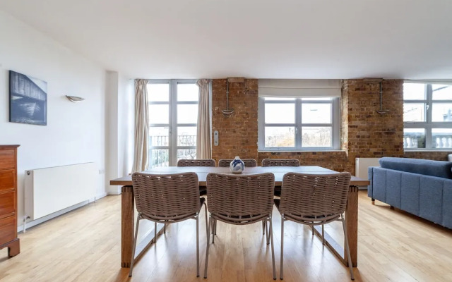 Stylish with beautiful brick walls