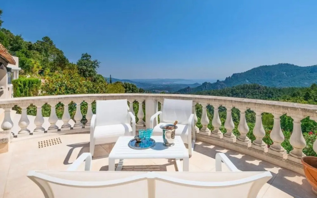 Villa Les Adrets Mandelieu Hillside With Pool - 2303