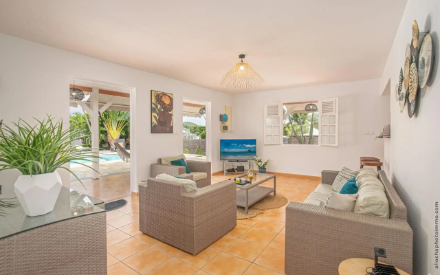 Villa Surelles - 3 chambres - piscine - Le Diamant