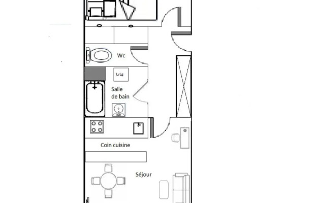 Appartement Méribel, 2 pièces, 5 personnes - FR-1-411-613