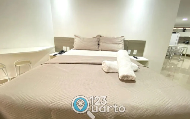 Gold Flat Cabo Branco by 123Quarto Hospedagem