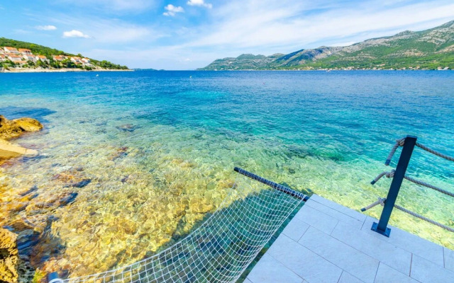 Beachfront Villa Gabriela with Pool