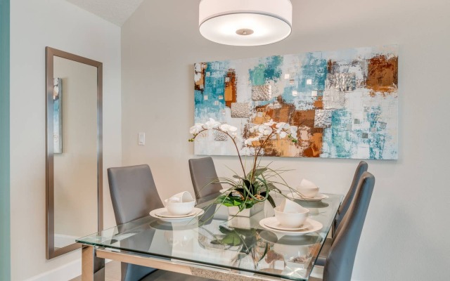 Pleasant villa with private pool near Disney