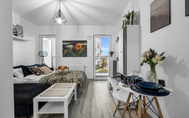 Targowa 10 studio for 4guest with balcony