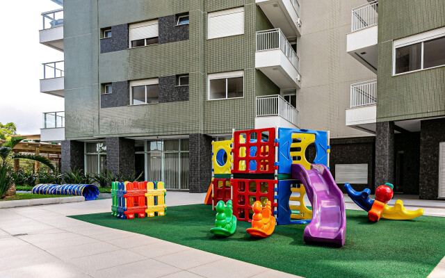 Apto Luxuoso c/churraq e vista lateral mar ABC0401