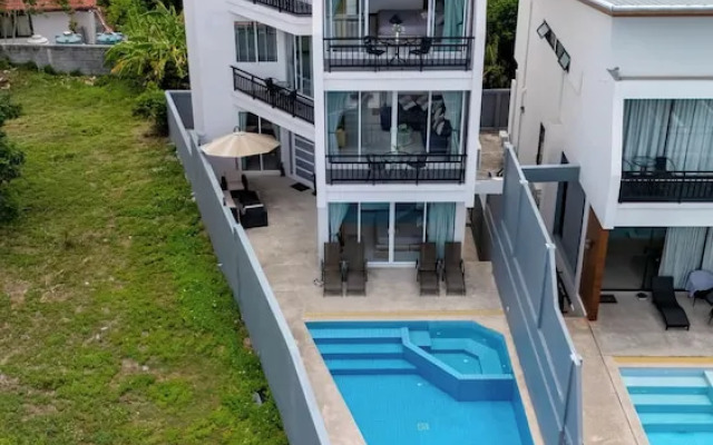 Sea View Front&Back Pool Near Beach V240