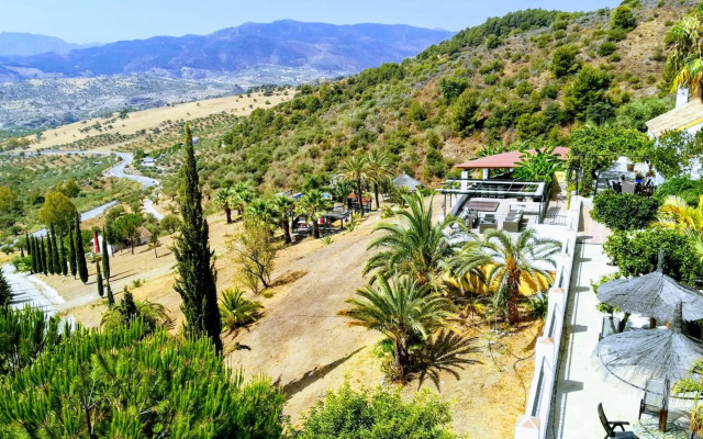 Castle Tower apartment in rural holiday park.