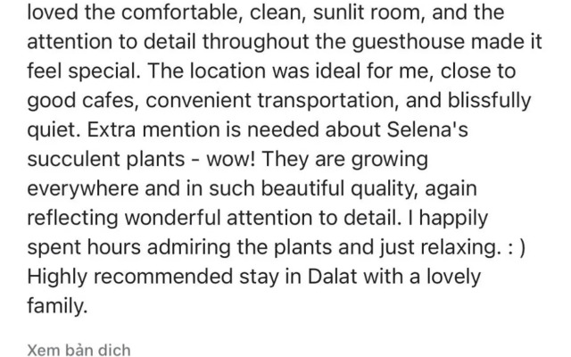 Selena Dalat Homestay