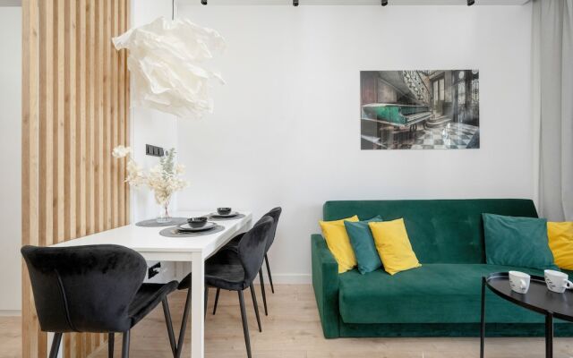 White Studio With Balcony by Renters