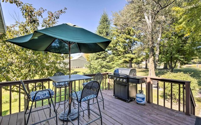 Riverfront Shawano Home w/ Private Backyard!