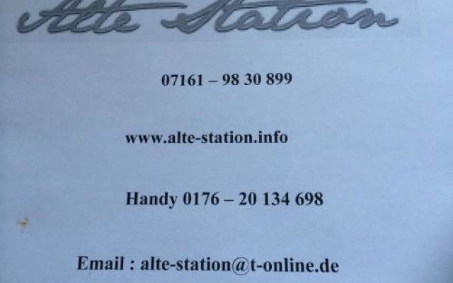 Alte Station