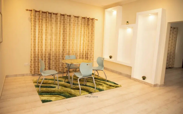 Unique Green Lodge