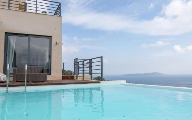 Sivota Bay View Villa with Hot Tub, Private Pool, Garden