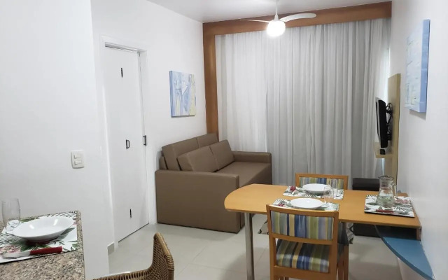 Flat e condomínio a 150m da praia - MOD 6